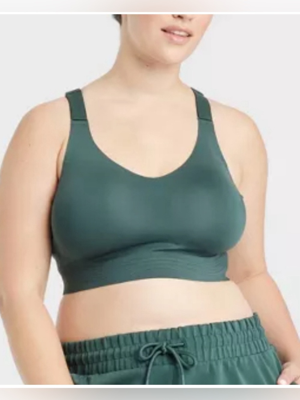 NWT All In Motion Women's Sculpt High Support Embossed Sports Bra 3X